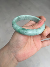 Load image into Gallery viewer, 56mm 100% natural type A sunny green jadeite jade bangle BM97
