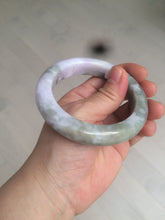 Load image into Gallery viewer, 56.4mm Certified 100% natural Type A green/white/purple/brown jadeite jade bangle AX94-5196
