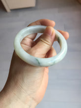 Load image into Gallery viewer, 58mm certified 100% natural Type A light green white jadeite bangle PD153-6312
