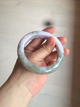 Load image into Gallery viewer, 56.4mm Certified 100% natural Type A green/white/purple/brown jadeite jade bangle AX94-5196
