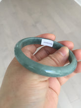 Load image into Gallery viewer, 54.2mm Certified Type A 100% Natural dark green/blue/gray/black Guatemala Jadeite jade bangle BM16-1449
