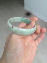 Load image into Gallery viewer, 52.5mm certified 100% natural Type A sunny green red yellow thin jadeite jade bangle GL19-1-4129
