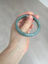 Load image into Gallery viewer, 54.2mm Certified Type A 100% Natural dark green/blue/gray/black Guatemala Jadeite jade bangle BM16-1449
