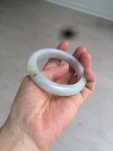 Load image into Gallery viewer, 55.8mm Certified type A 100% Natural icy watery light green red Jadeite Jade bangle AZ64-5067
