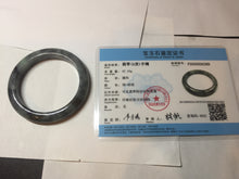 Load image into Gallery viewer, 54.5mm certified Type A 100% Natural dark green/black(青花)/red Jadeite Jade bangle PD119-6289
