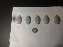 Load image into Gallery viewer, 39mm 100% natural light green/white Guanyin jadeite jade pendant/hand held BF91
