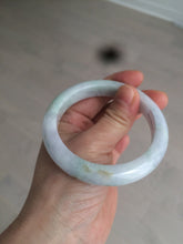 Load image into Gallery viewer, 56.8mm Certified Type A 100% Natural yellow/purple/green(FU LU SHOU) Jadeite Jade bangle AC87-0747
