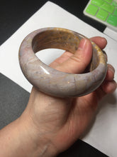 Load image into Gallery viewer, 57.8mm 100% natural red/orange/purple/pink chubby Sardonyx(战国红) bangle SY72
