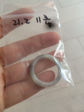 Load image into Gallery viewer, 100% natural type A green/white/yellow/dark green jadeite jade band ring Q150 (Add on item, not sale individually.)
