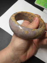 Load image into Gallery viewer, 57.8mm 100% natural red/orange/purple/pink chubby Sardonyx(战国红) bangle SY72
