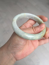 Load image into Gallery viewer, 56.1mm 100% natural certified light green yellow purple jadeite jade bangle BM92-9766
