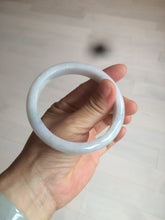 Load image into Gallery viewer, 58.9mm Certified Type A 100% Natural white/green/light purple Jadeite Jade bangle AZ23-5073
