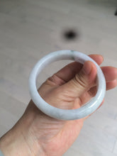 Load image into Gallery viewer, 58.9mm Certified Type A 100% Natural white/green/light purple Jadeite Jade bangle AZ23-5073
