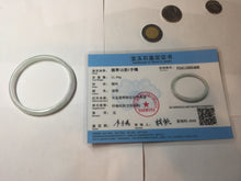 Load image into Gallery viewer, 50.5mm certified 100% natural icy watery Type A green/purple/white slim jadeite jade bangle PB138-5468
