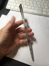 Load image into Gallery viewer, 20.5cm 100% Natural black and white ink painting(水墨画) Xiu Jade (Serpentine) Hairpin AW53
