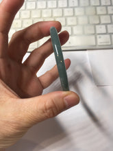 Load image into Gallery viewer, 55.5mm Type A 100% Natural dark green/blue/gray/black Guatemala slim round cut Jadeite bangle PJ102
