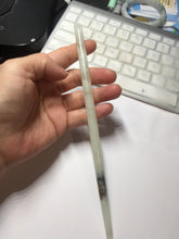 Load image into Gallery viewer, 20cm 100% Natural black light yellow Xiu Jade (Serpentine) Hairpin AW55
