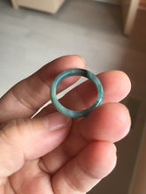 Load image into Gallery viewer, 100% natural type A green/blue/purple Guatemala jadeite jade band ring group PD9
