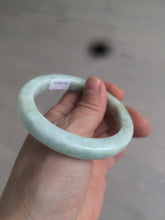 Load image into Gallery viewer, 53.5mm certified Type A 100% Natural light green/brown square Jadeite Jade bangle R104-1761
