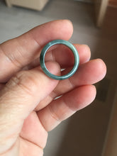 Load image into Gallery viewer, 100% natural type A green/blue/purple Guatemala jadeite jade band ring group PD9
