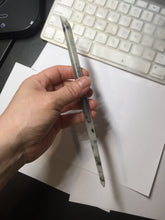 Load image into Gallery viewer, 20.5cm 100% Natural black and white ink painting(水墨画) Xiu Jade (Serpentine) Hairpin AW56
