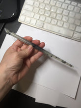 Load image into Gallery viewer, 20.5cm 100% Natural black and white ink painting(水墨画) Xiu Jade (Serpentine) Hairpin AW56
