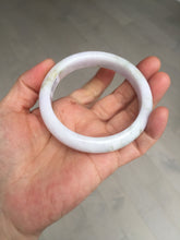 Load image into Gallery viewer, 58.5mm Certified Type A 100% Natural green/purple/white Jadeite Jade bangle BM88-4502
