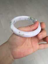 Load image into Gallery viewer, 60mm Certified Type A 100% Natural icy watery green/purple/red Jadeite Jade bangle BM87-4496
