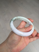 Load image into Gallery viewer, 59mm Certified Type A 100% Natural light green purple yellow (FU LU SHOU) Jadeite Jade bangle BM86-4497
