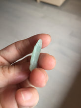 Load image into Gallery viewer, 100% natural type A icy watery jadeite green/yellow/white 3D PiXiu(貔貅) Feng Shui Wealth Attractor with Wealth Pool pendant group necklace PD8
