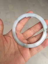 Load image into Gallery viewer, 57.7mm certified Type A 100% Natural green yellow brown white slim Jadeite Jade bangle BS89-6674
