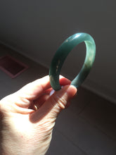 Load image into Gallery viewer, 59.7mm Certified Type A 100% Natural dark green/blue/gray/black Guatemala Jadeite bangle BS154-0129
