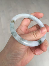 Load image into Gallery viewer, 57.7mm certified Type A 100% Natural green yellow brown white slim Jadeite Jade bangle BS89-6674

