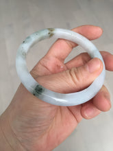 Load image into Gallery viewer, 57.7mm certified Type A 100% Natural green yellow brown white slim Jadeite Jade bangle BS89-6674
