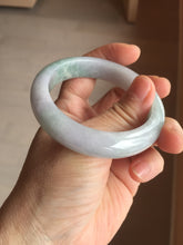 Load image into Gallery viewer, 52.7mm certified 100% natural Type A light green/purple jadeite jade bangle PE10-0323
