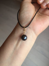 Load image into Gallery viewer, 10–10.5mm Genuine Cultured Freshwater Black Peacock Purple Pearl Pendant, High-Luster AW59 Add-On Item, Not Sold Individually
