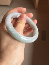 Load image into Gallery viewer, 57.5mm certified 100% natural Type A light green/purple jadeite jade bangle PE9-0311
