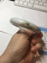 Load image into Gallery viewer, 58.8mm Certified Type A 100% Natural white/ green Jadeite Jade bangle PA3-3512 ($29.99 group)
