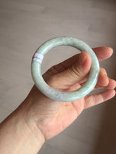 Load image into Gallery viewer, 51.5mm 100% natural Type A green/purple/yellow(FU LU SHOU) chubby jadeite jade bangle BK73-5807
