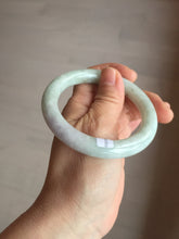 Load image into Gallery viewer, 53.9mm 100% natural Type A green/purple/yellow(FU LU SHOU) chubby jadeite jade bangle BK74-5806
