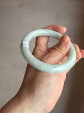 Load image into Gallery viewer, 53.9mm 100% natural Type A green/purple/yellow(FU LU SHOU) chubby jadeite jade bangle BK74-5806
