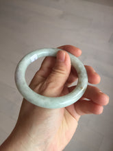 Load image into Gallery viewer, 53.9mm 100% natural Type A green/purple/yellow(FU LU SHOU) chubby jadeite jade bangle BK74-5806
