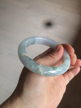 Load image into Gallery viewer, 54.4mm Certified Type A 100% Natural green/white/purple Jadeite Jade bangle AX43-7720
