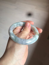 Load image into Gallery viewer, 53.4mm Certified Type A 100% Natural green/white/purple Jadeite Jade bangle AX42-7719
