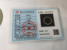 Load image into Gallery viewer, 51mm Certified 100% Natural icy white light yellow green gray slim round cut nephrite jade bangle HN160-8259
