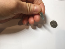Load image into Gallery viewer, Type A 100% Natural icy watery light Green blue Guatemala Jadeite Jade butterfly Pendant BH119
