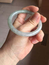 Load image into Gallery viewer, 54.2mm Certified Type A 100% Natural light green/purple/gray round cut Jadeite bangle J146-3897
