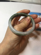 Load image into Gallery viewer, 57mm Certified 100% natural Type A light green/purple white Whispers of the Spring Breeze jadeite jade bangle PH98-5427
