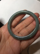 Load image into Gallery viewer, 54.2mm Certified Type A 100% Natural dark green/blue/gray/black Guatemala Jadeite jade bangle BM16-1449
