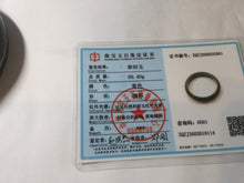Load image into Gallery viewer, 62.5mm 100% Natural dark green/black meteorite Star Trail(星轨) Night sky nephrite bangle HN161-5901
